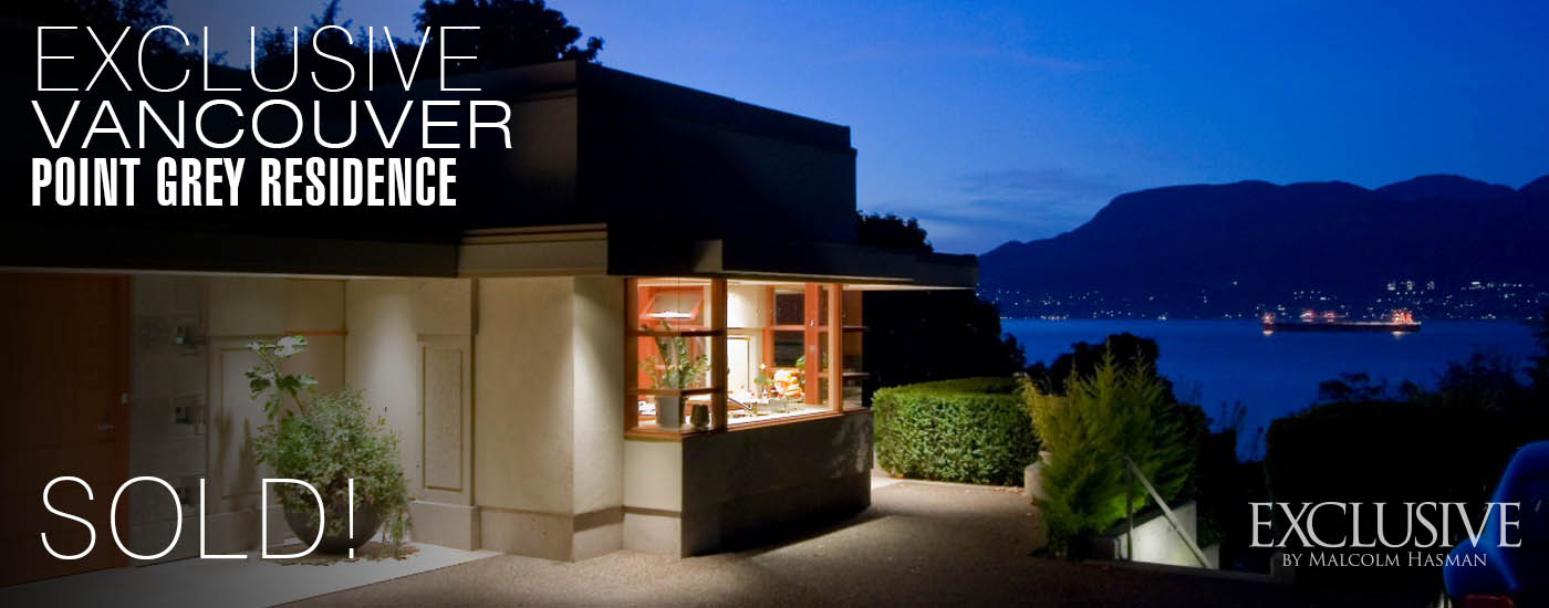 Malcolm Hasman Vancouver's Top Selling Luxury Real Estate Agent