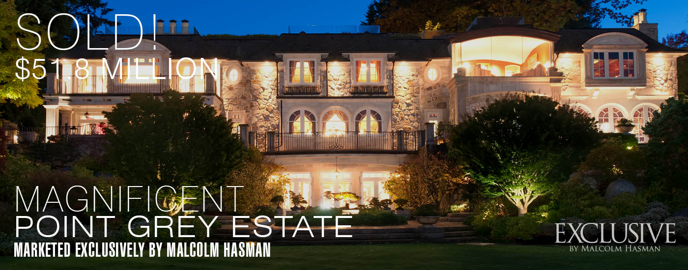 Malcolm Hasman Vancouver's Top Selling Luxury Real Estate Agent